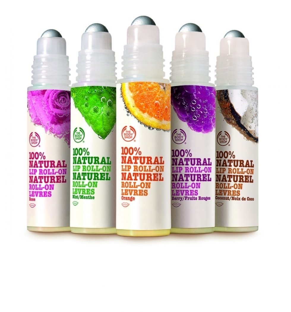 The Body Shop 100 % Natural Lip Roll-on