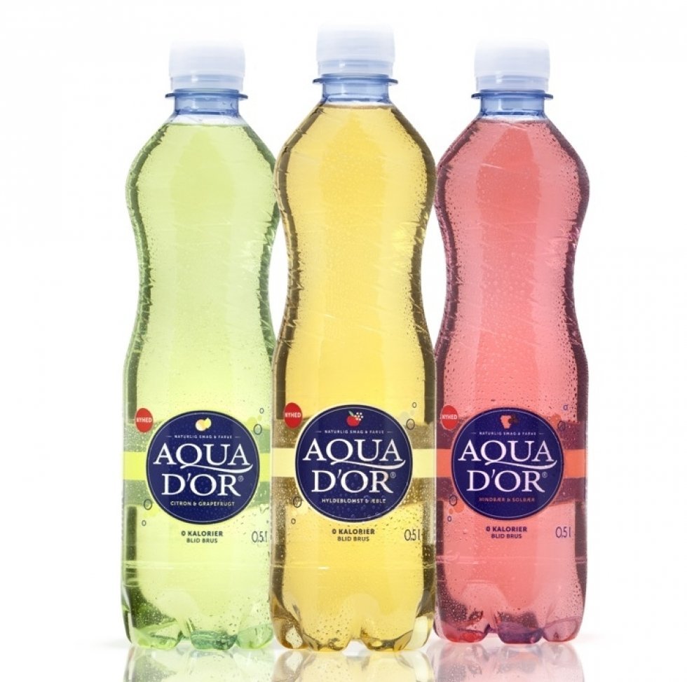 Ny Aqua D'Or med blid brus og naturlig frugtsmag