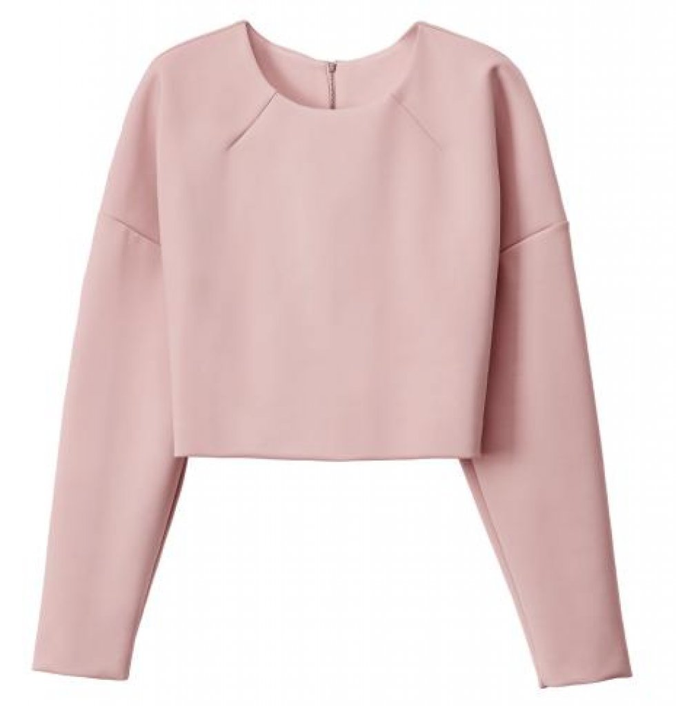 Sart lyserød bluse fra H&M - Forårets farver