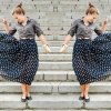 Foto: http://lookbook.nu/look/2280239-Vintage-Pleated-Skirt-New-Yorker-Shirt-Clutch - Inspiration 2014: Sommerlig romantik