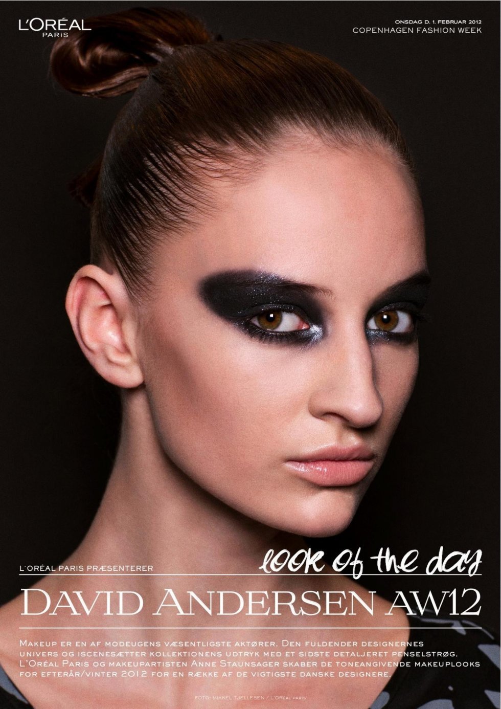 Copenhagen Fashion Week: David Andersen makeup-looket