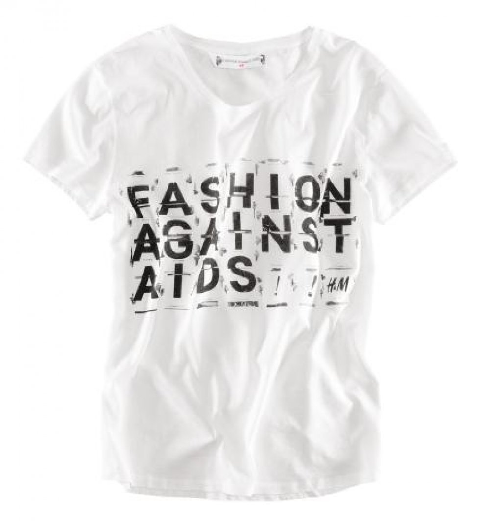 H&M Fashion against AIDS, lander i butikkerne til april - T-shirts med print