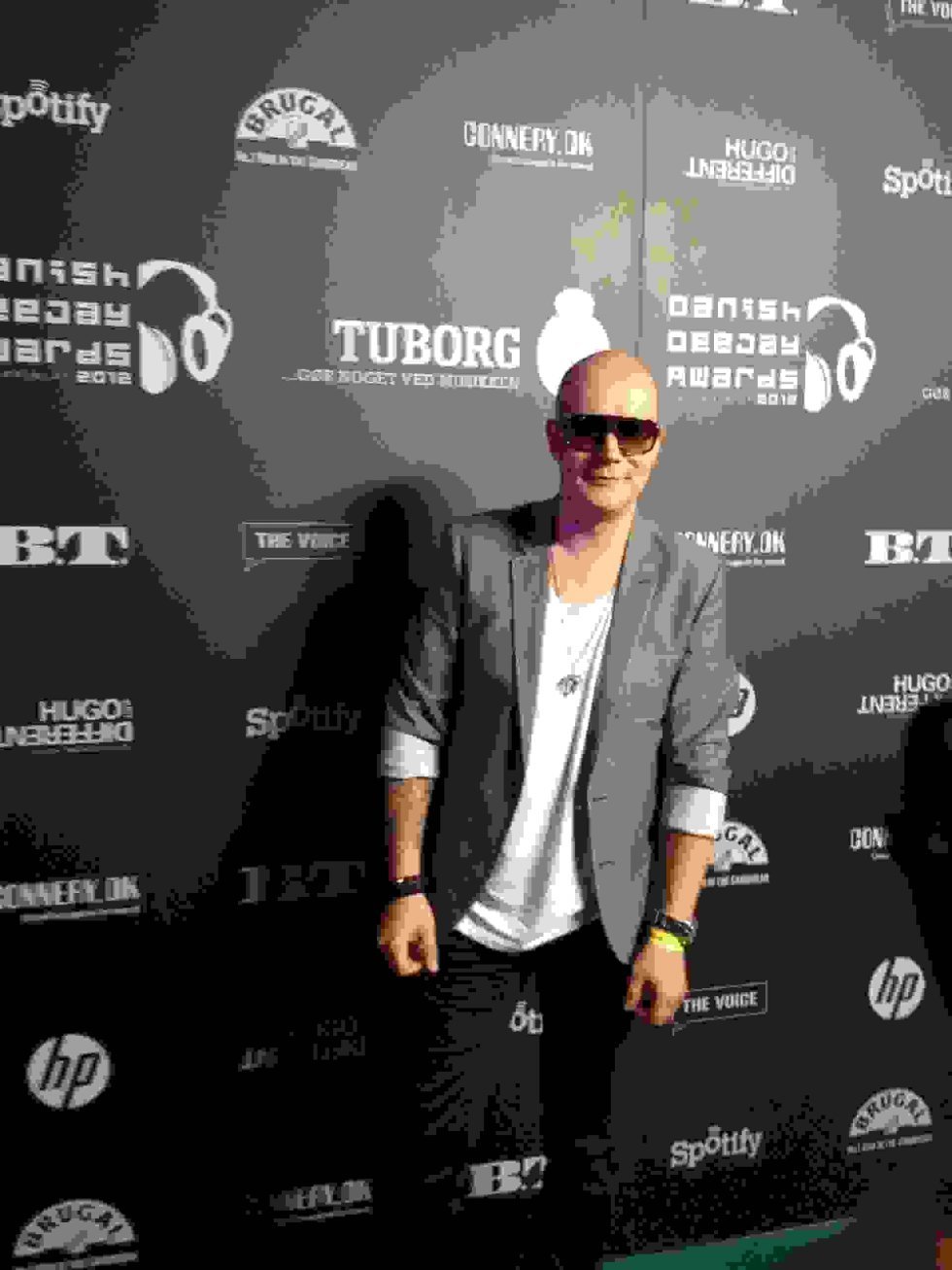 Kato på den grønne løber. Foto: Christina Jensen - Danish DeeJay Awards 2012