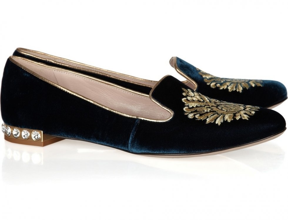 De extravagante fra Miu Miiu. Forhandles bl.a. på Net-a-porter.com - Trend 2012: Slippers