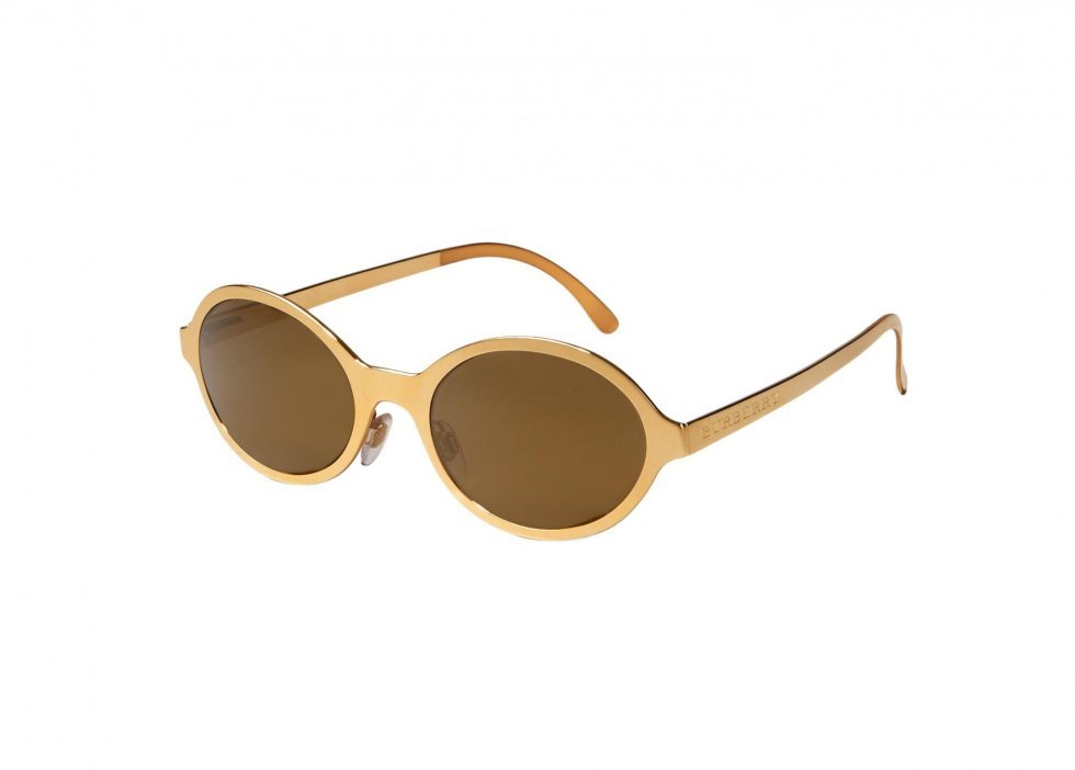 Cool og luksuriøse metallic solbriller er lidt af et must i forårssolen. - Burberry SPLASH