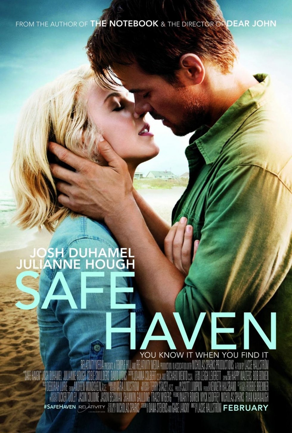 Safe Haven Poster - Nicholas Sparks - Kærlighedens mester!