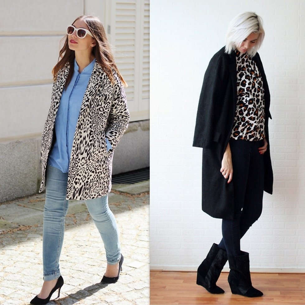 Look til venstre: http://lookbook.nu/look/4832253-Zara-Coat-Shirt-Jeans-Make-It-Easy Look til højre: http://lookbook.nu/look/4498821-H&M-Leopard-Jacket-Romwe-Long-Coat-Choies-Boots - 6 tendenser fra gadebilledet, som stadig holder i den nye sæson