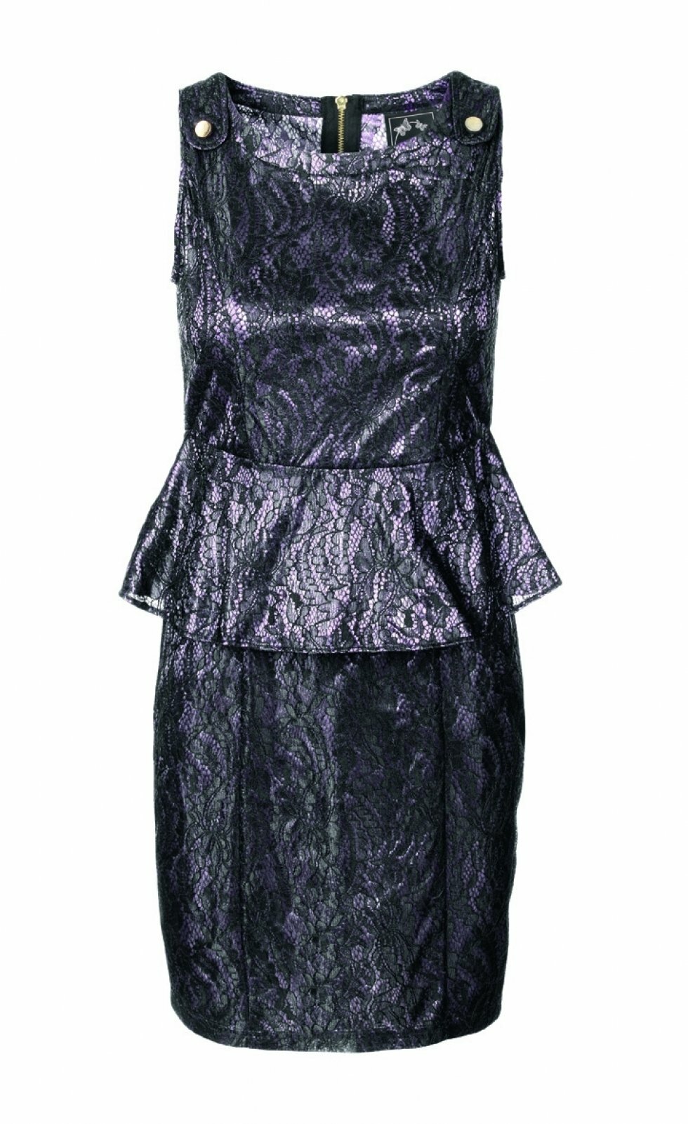 Edit & Ella kjole med sorte blonder og peplum, 1.299 kr. - Sådan kommer du ned i den lille sorte