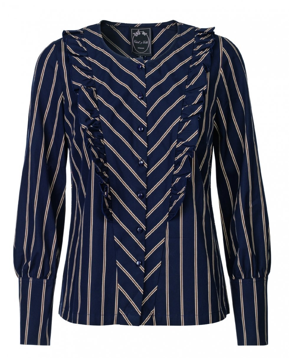 Stribet skjorte fra Edith & Ella, pris 899 kr. - Inspiration til nytårets outfit