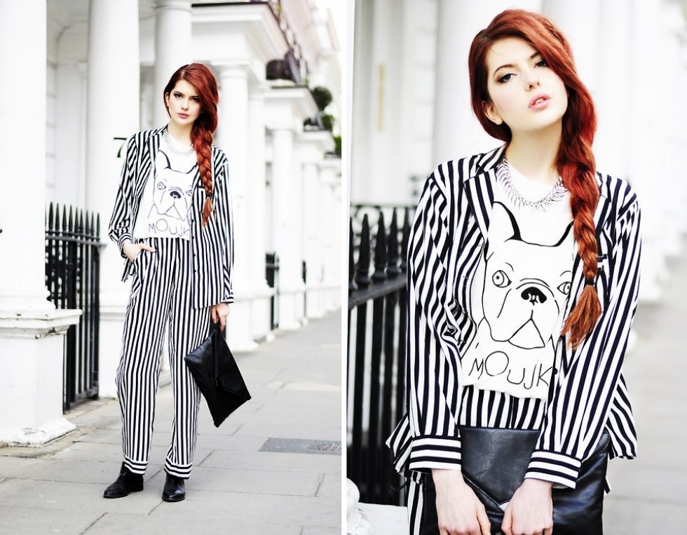 Foto: http://lookbook.nu/look/4869745-Choies-Striped-Suit-Merrin-Gussy-Necklace-Romwe - Inspiration 2014: Suit Up