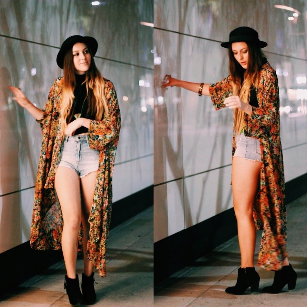 Foto: http://lookbook.nu/look/6298927-Timeless-Boutique-See-You-Monday-Kimono-H&M - Inspiration 2014: Sommershorts