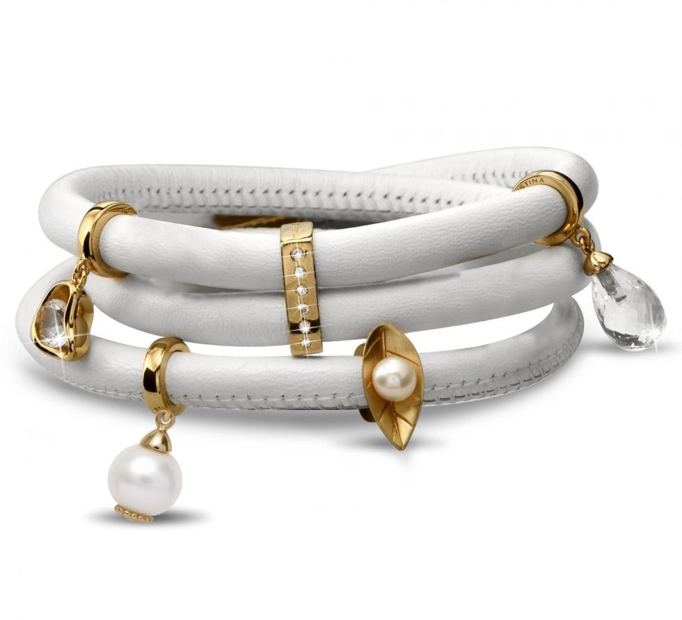 Dette smukke hvide armbånd fra Christina Jewelry  - [Konkurrence]: Den ultimative armbåndsforkælelse