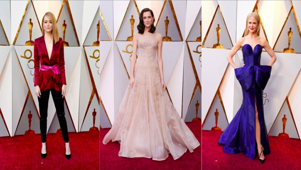 Oscars Red Carpet Fashion: Hvilken stjerne bar hvad?