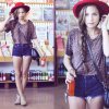 Foto: http://lookbook.nu/look/2196841-Urban-Outfitters-Leopard-Print-Shirt-Thrifted - Sommersæsonens hatte