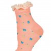 Farverige sokker med blomster print og blondekant - Fundet hos Topshop.com - Tendens 2013: Se mine fine sokker!