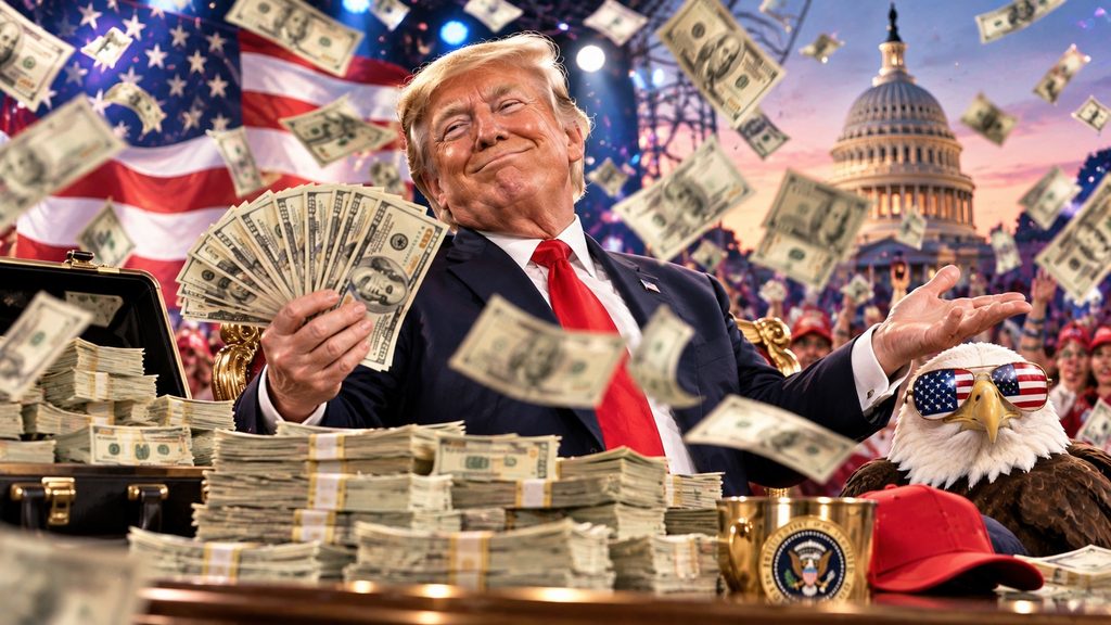Trump lover amerikanerne 5.000 dollars, hvis Republikanerne vinder: Det er alligevel en slags valgflæsk