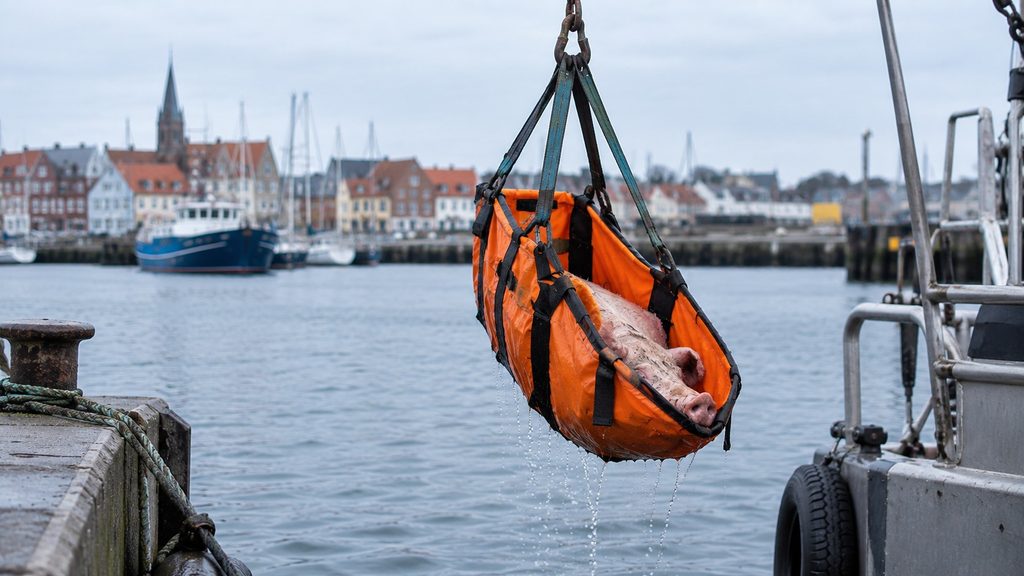 Mystisk fund i Køge Havn: Døde grise flød rundt i vandet